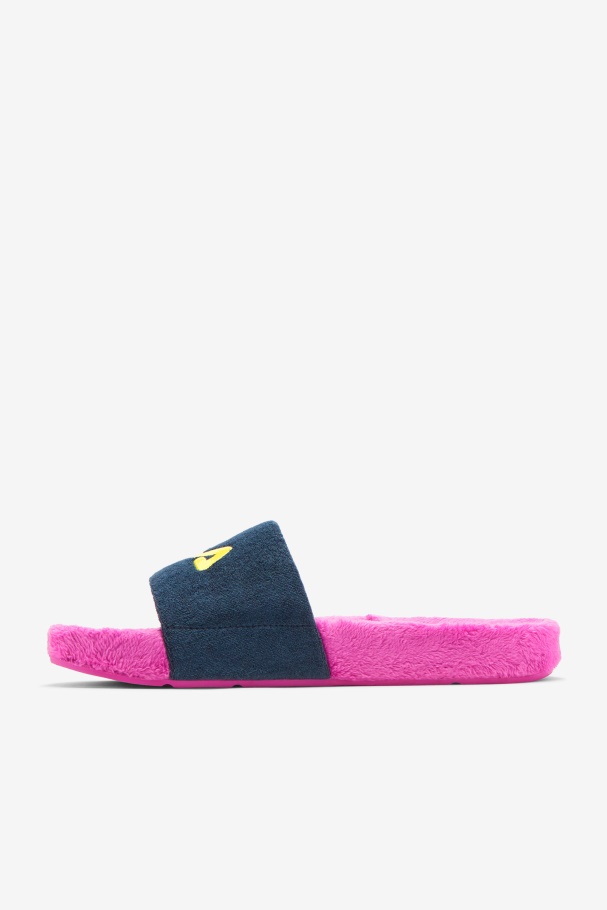 Fila Terry Drifter Slide Oceano/roxo/amarelo