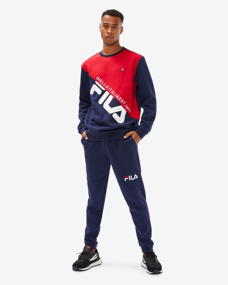 Fila Unisex Monaco Tripulação Nova Marinha