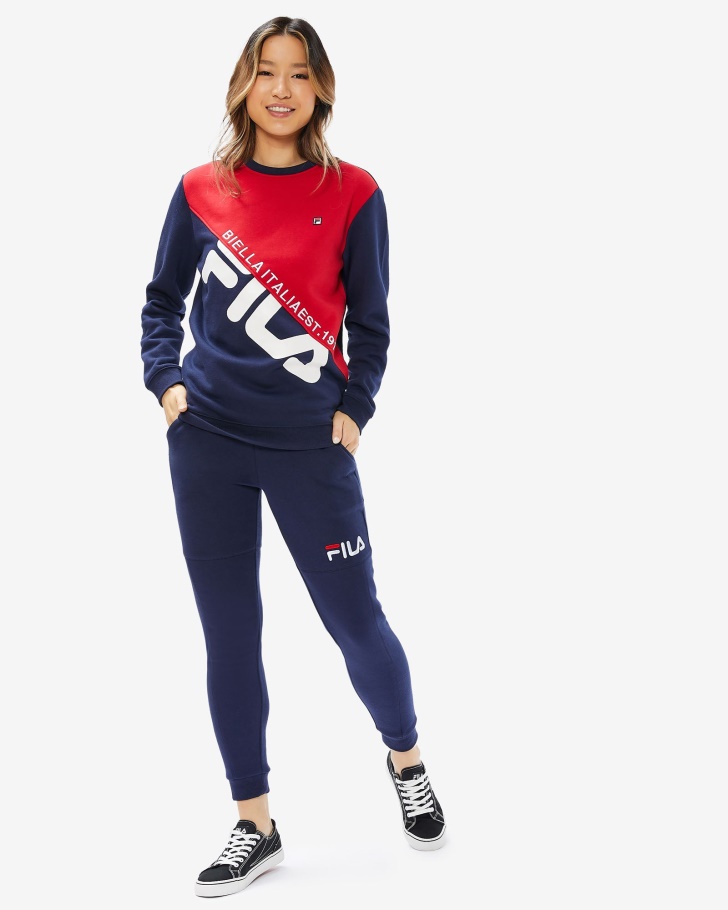 Fila Unisex Monaco Tripulação Nova Marinha