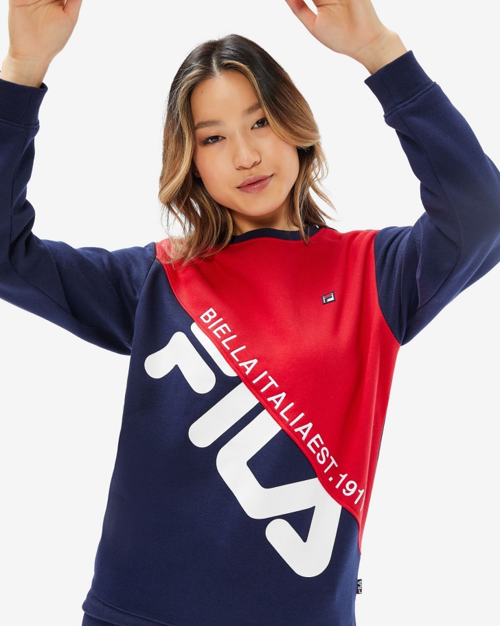 Fila Unisex Monaco Tripulação Nova Marinha