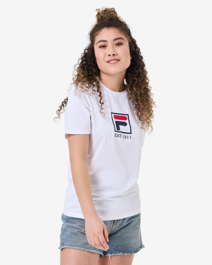 Fila Unissex Alto 20 Camiseta Branca