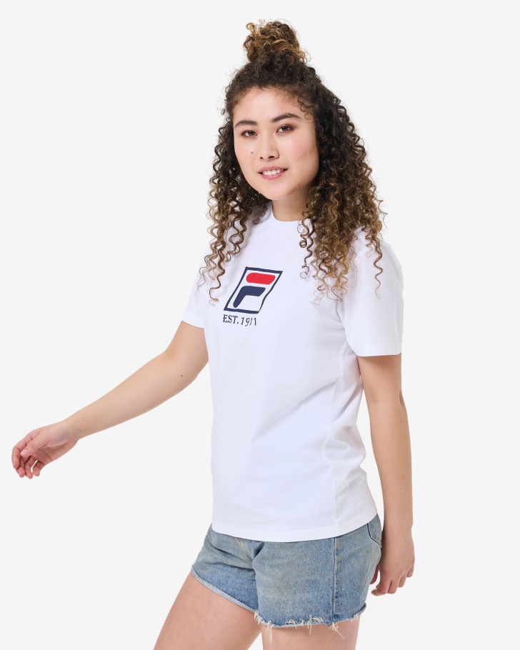 Fila Unissex Alto 20 Camiseta Branca