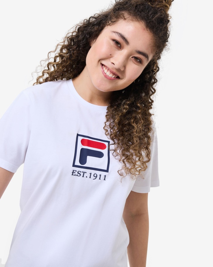 Fila Unissex Alto 20 Camiseta Branca