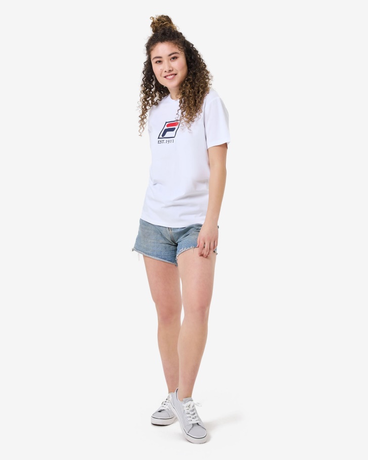Fila Unissex Alto 20 Camiseta Branca