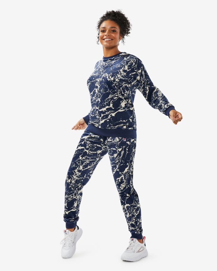 Fila Unissex Aspen Crew Marmore Mármore