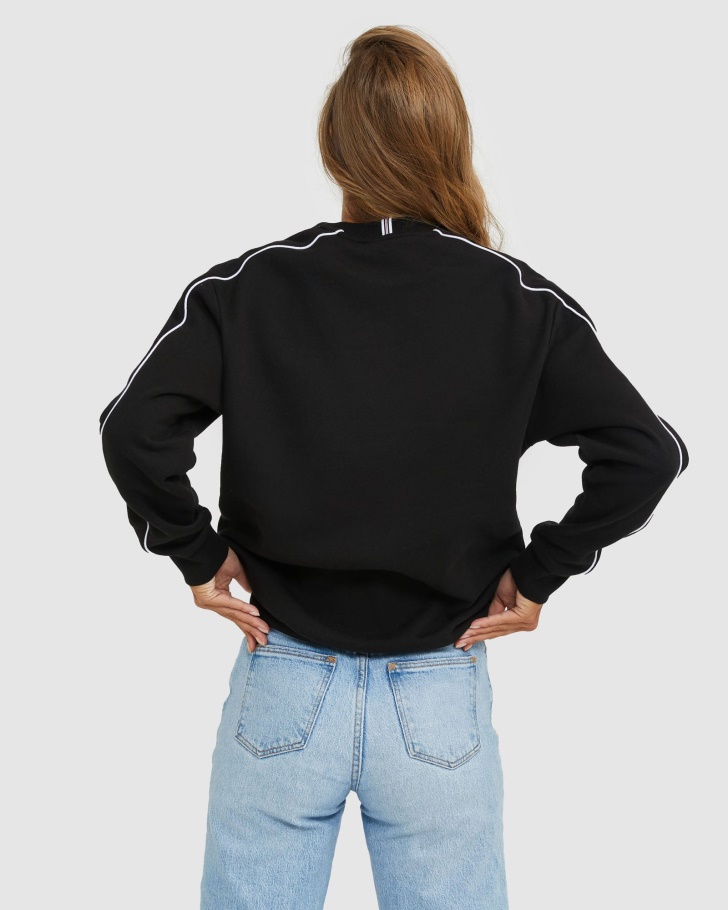 Fila Unissex Heritage Crew Black