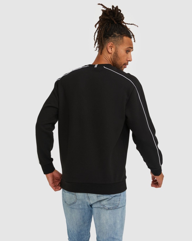 Fila Unissex Heritage Crew Black