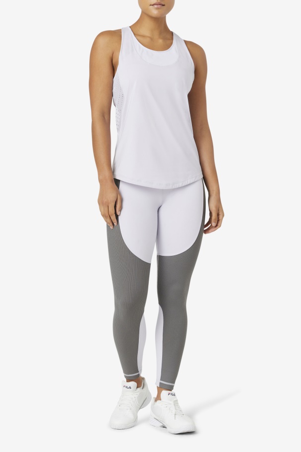 Fila Uplift Regata Texturizada Com Costas Nadador Lavandrblue