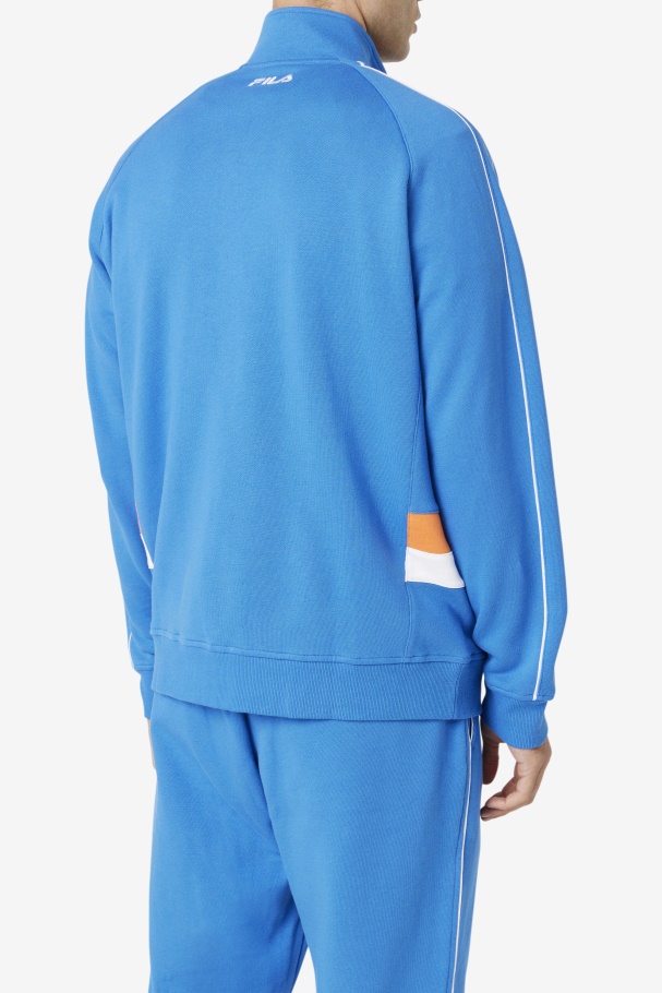 Forte Azul/branco/coral Rose Sutton Jaqueta Fila