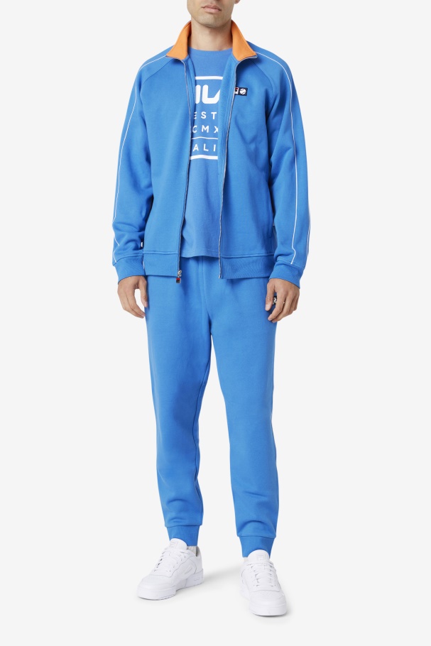 Forte Azul/branco/coral Rose Sutton Jaqueta Fila