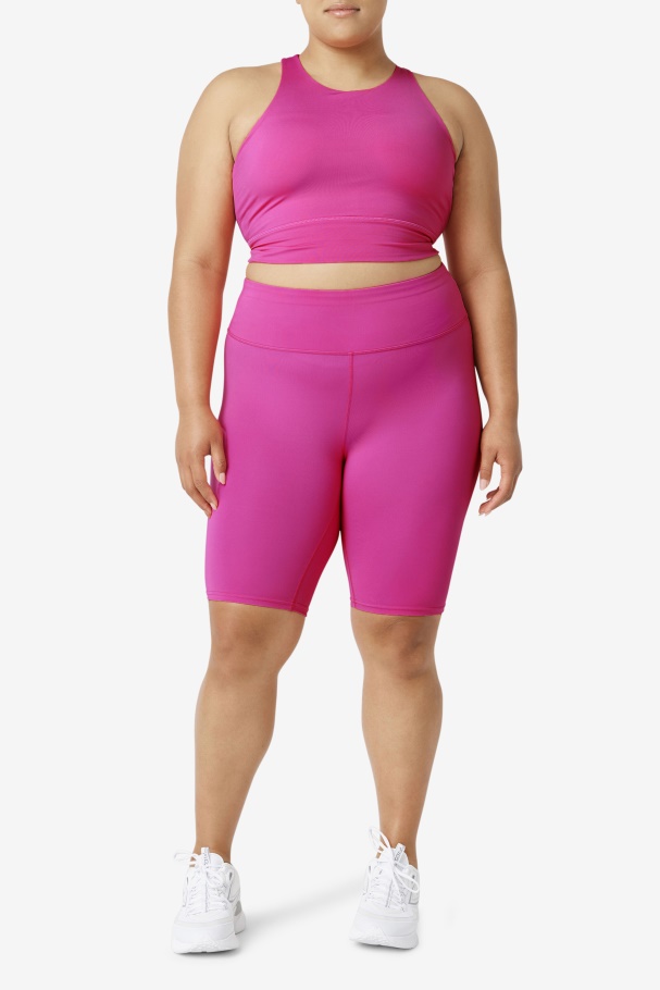 Forza 8\ Bike Short Bright Pink Fila
