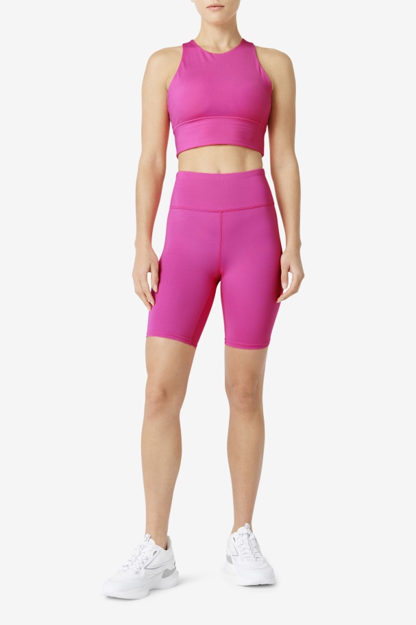 Forza 8\ Bike Short Fila Bright Pink
