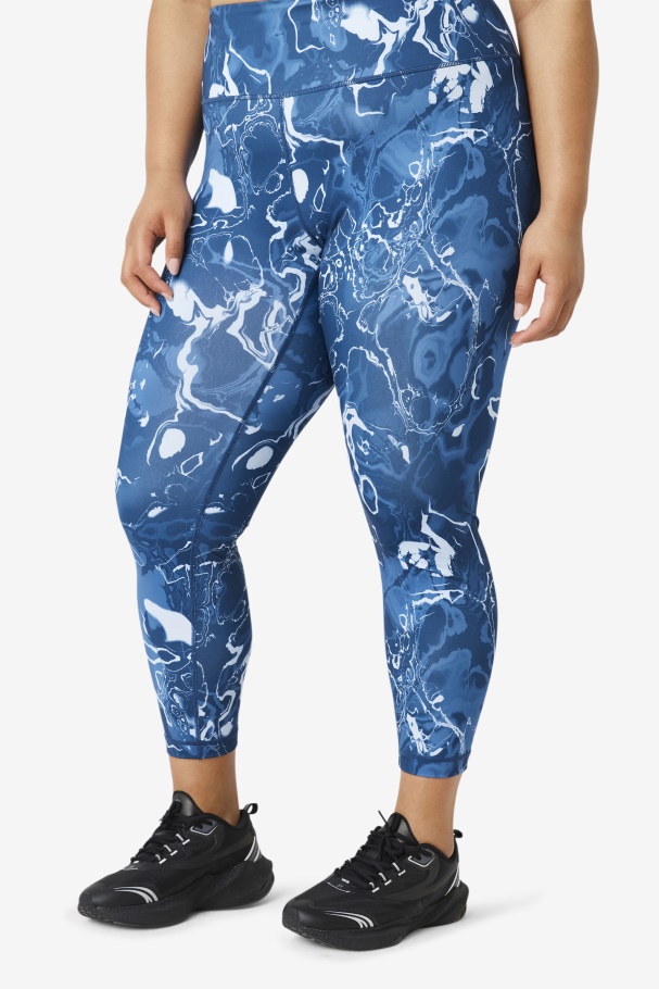 Forza Elegante Leggings 7/8 Azul Marinho Fila