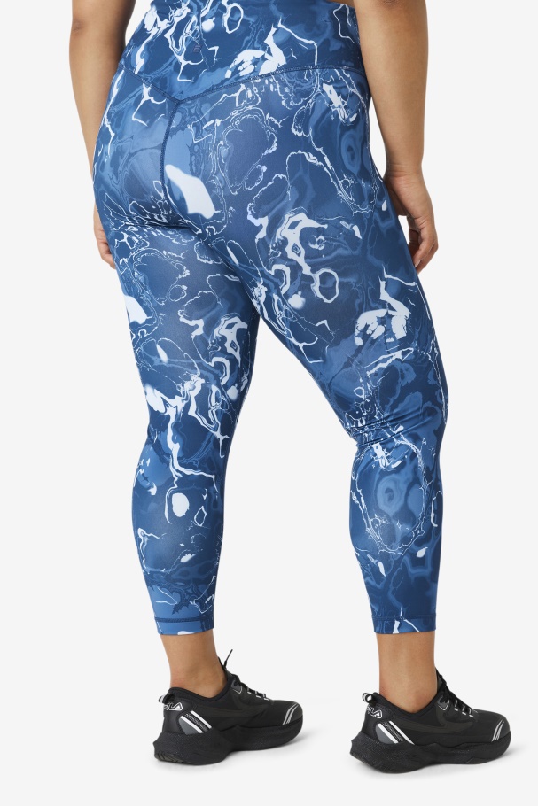 Forza Elegante Leggings 7/8 Azul Marinho Fila