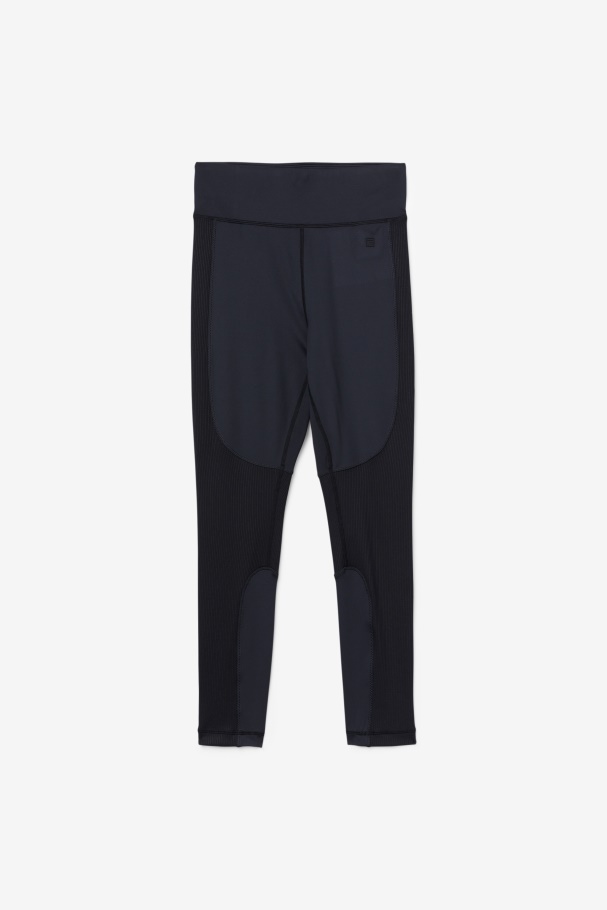 Forza Legging Preta Longa Texturizada Fila