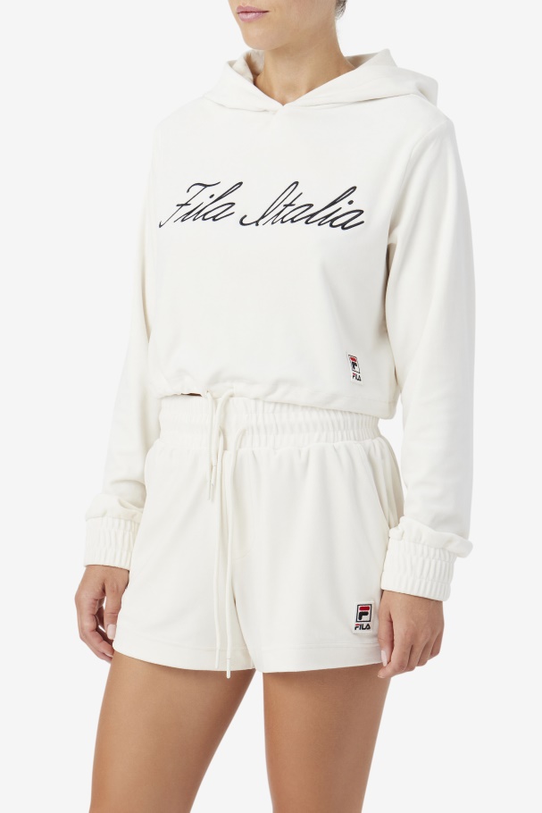 Gardênia/black Sofia Hoodie Fila