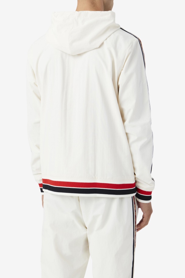 Gardênia/preto/vermelho Fila Faras Jaqueta Corta-vento