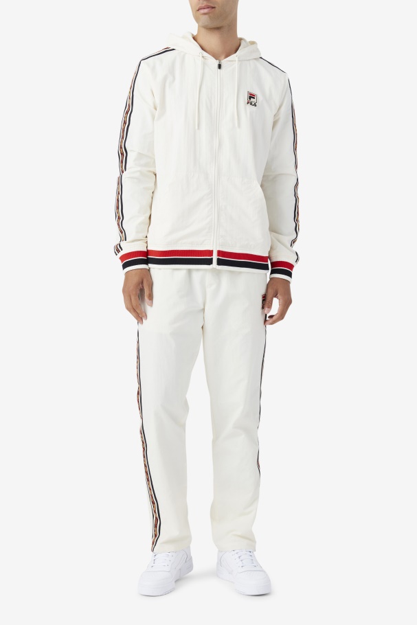 Gardênia/preto/vermelho Fila Faras Jaqueta Corta-vento