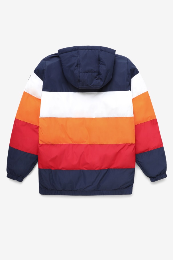 Giovanni Puffa Jaqueta Fila Peacoat/branco/sol Laranja/vermelho