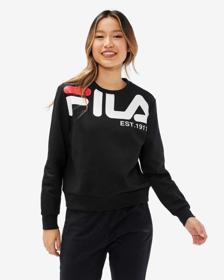 Grace Crew Black Fila Feminina