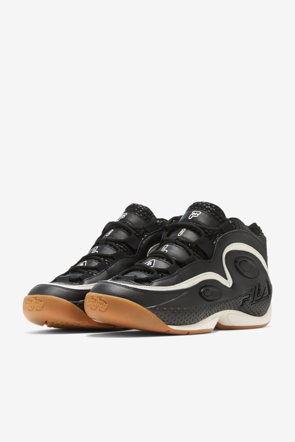 Grant Hill 3 Tecido Fila Preto/gardenia/goma