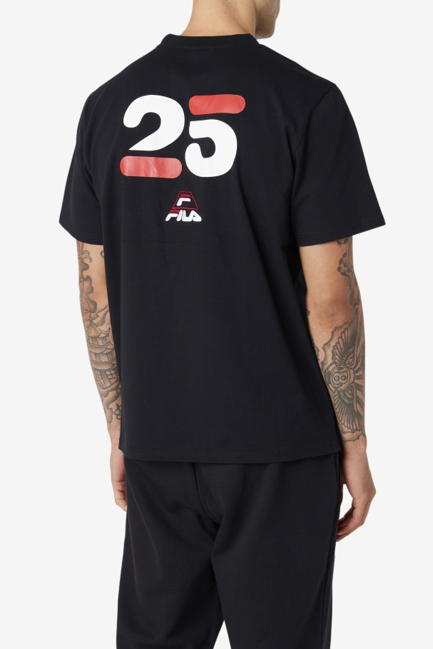 Grant Hill Cormac Tee Black Fila