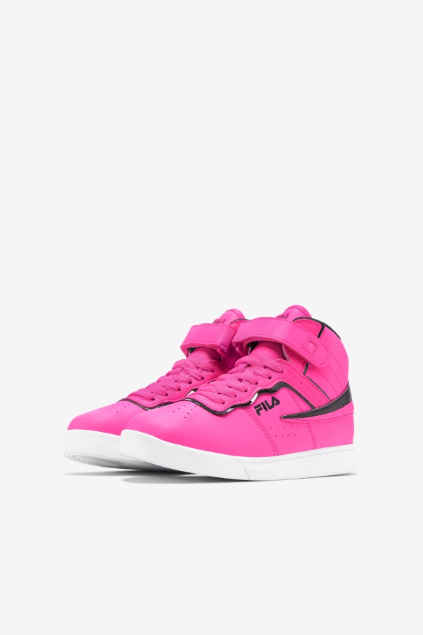 Infantil Vulc 13 Top Block Fila Rosa/branco/preto