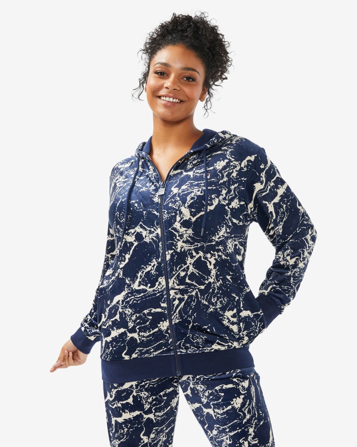 Jaqueta Aspen Unissex De Mármore Marinho Fila