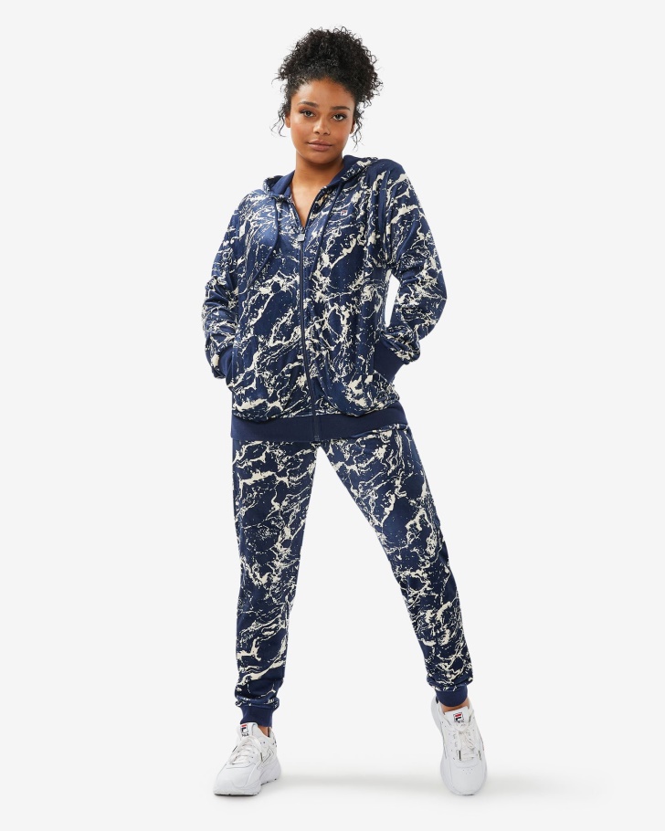 Jaqueta Aspen Unissex De Mármore Marinho Fila