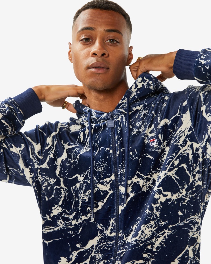 Jaqueta Aspen Unissex De Mármore Marinho Fila