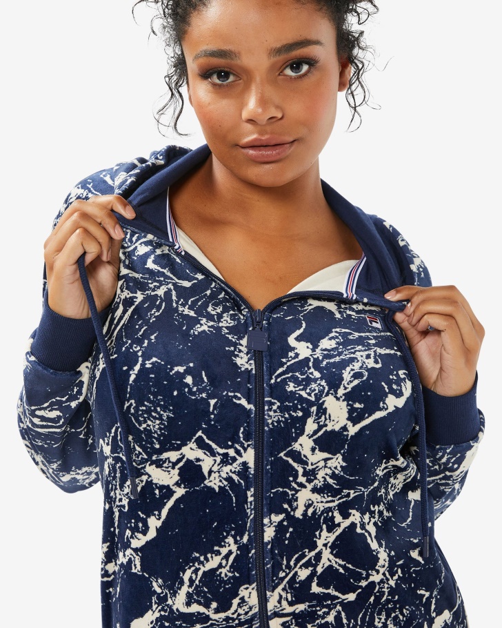 Jaqueta Aspen Unissex De Mármore Marinho Fila