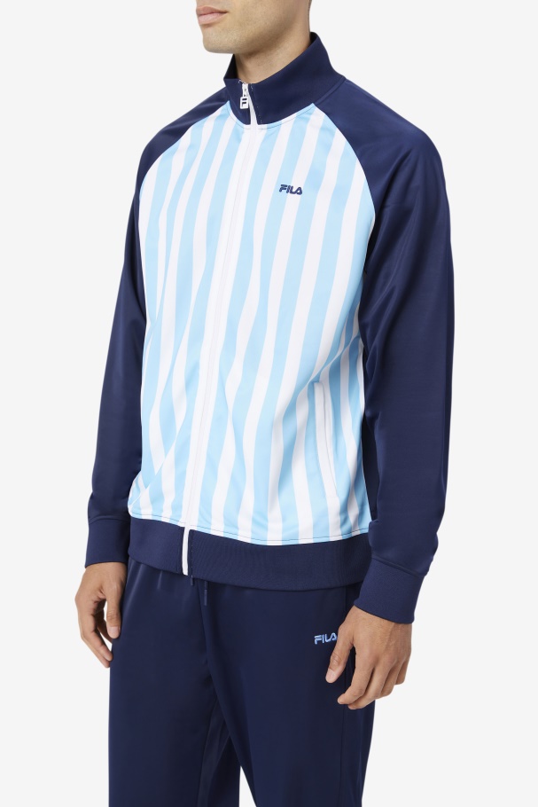 Jaqueta Azul Marinho/branco/mar Báltico Argentina Fila