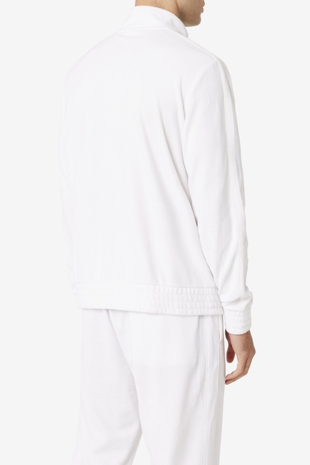 Jaqueta Branca De Veludo Fila Deverall