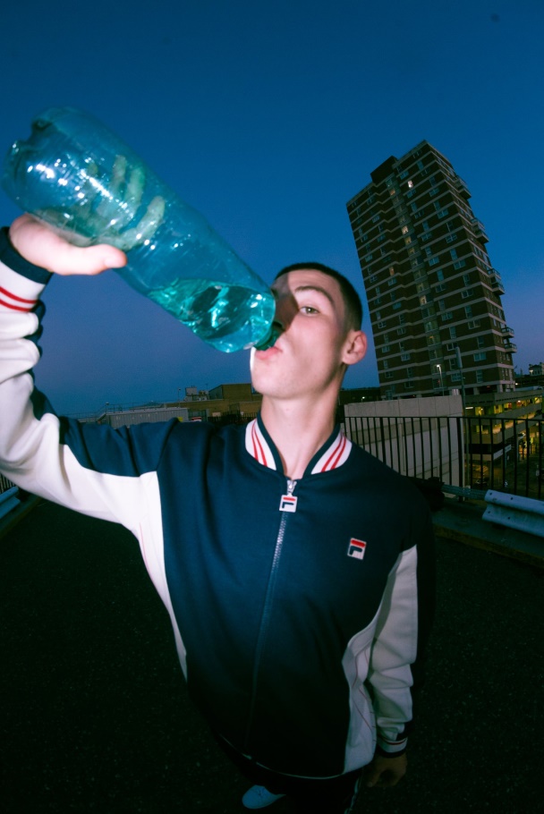 Jaqueta De Corrida Fila De Beisebol Dos Anos Setenta