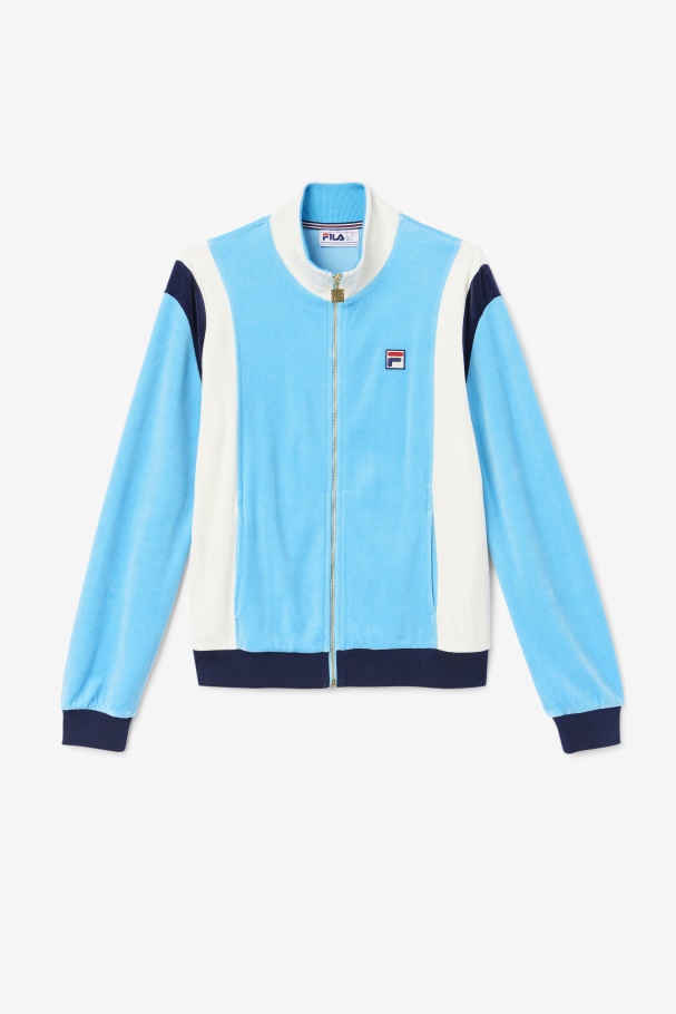 Jaqueta De Veludo Fila Floyd Aquarius/garça/marinha