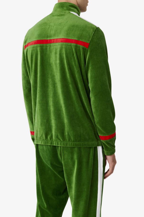 Jaqueta De Veludo Fila Formal Jardim/branco/vermelho Ravid