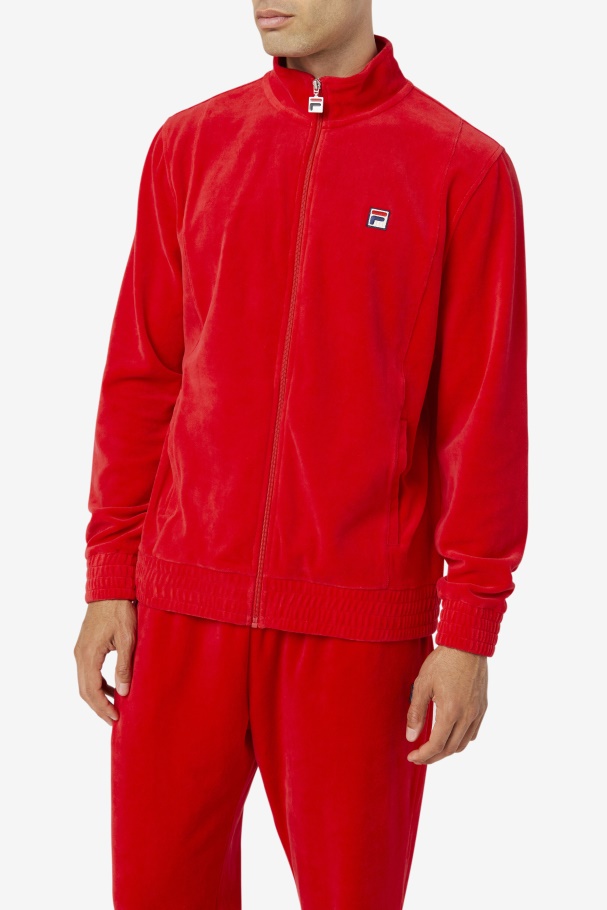 Jaqueta De Veludo O-fit Fila Vermelho