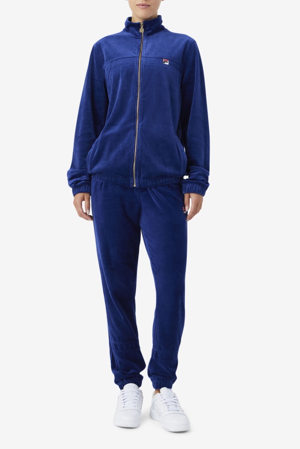 Jaqueta De Veludo Ravid Blueprint Fila