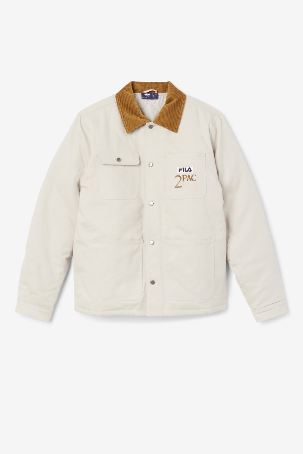 Jaqueta Fila 2pac Marrom Pomba/bronze