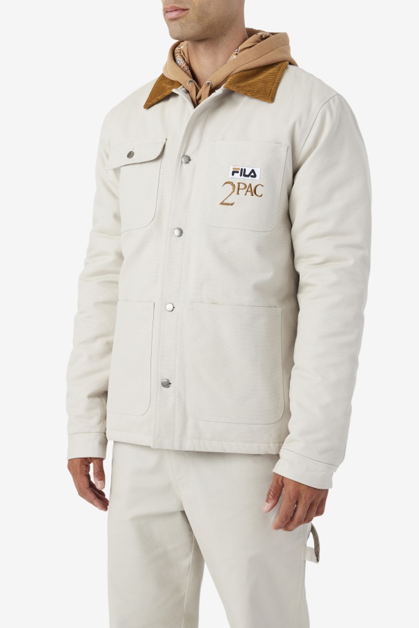 Jaqueta Fila 2pac Marrom Pomba/bronze