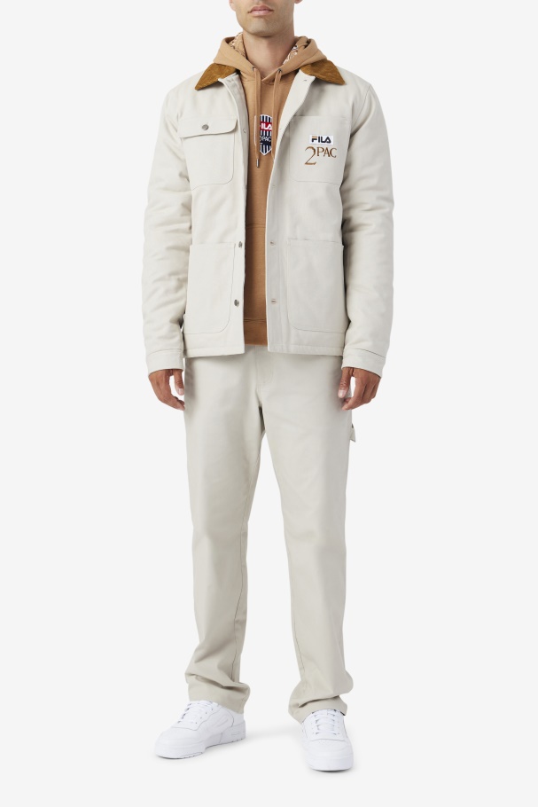 Jaqueta Fila 2pac Marrom Pomba/bronze