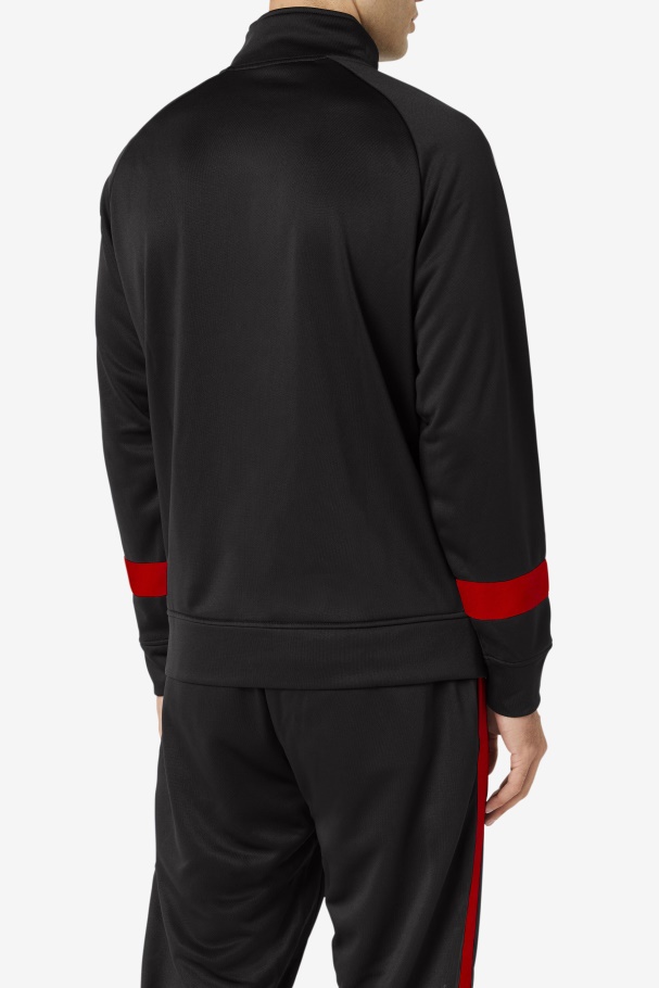 Jaqueta Fila Renzo Preta/vermelha