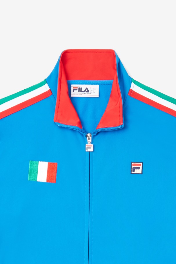Jaqueta Italiana Fila Azul/vermelho