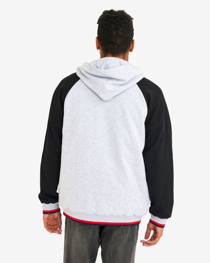 Jaqueta Luis Masculina Fila Cinza Claro Marle