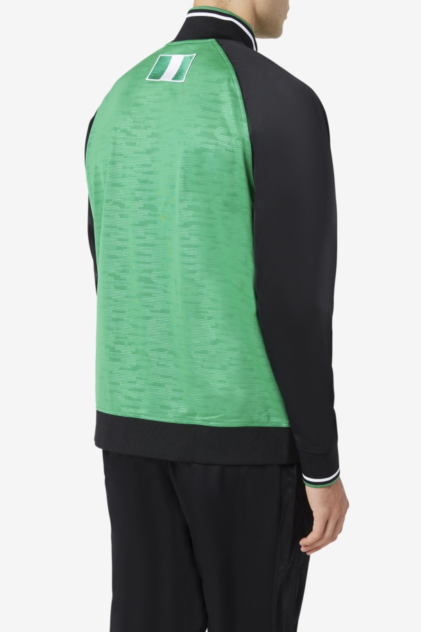 Jaqueta Nigéria Fila Jelly Bean/preto/branco