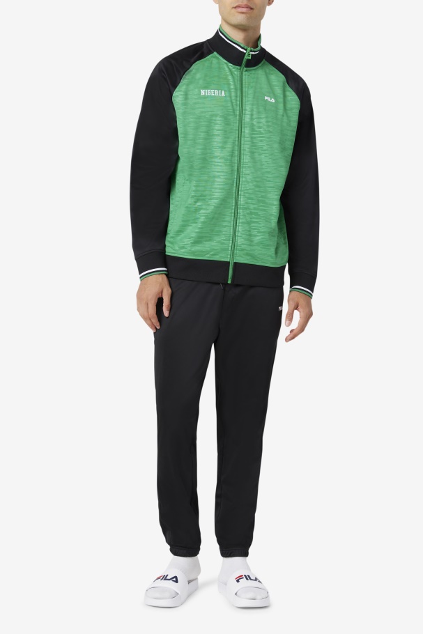 Jaqueta Nigéria Fila Jelly Bean/preto/branco