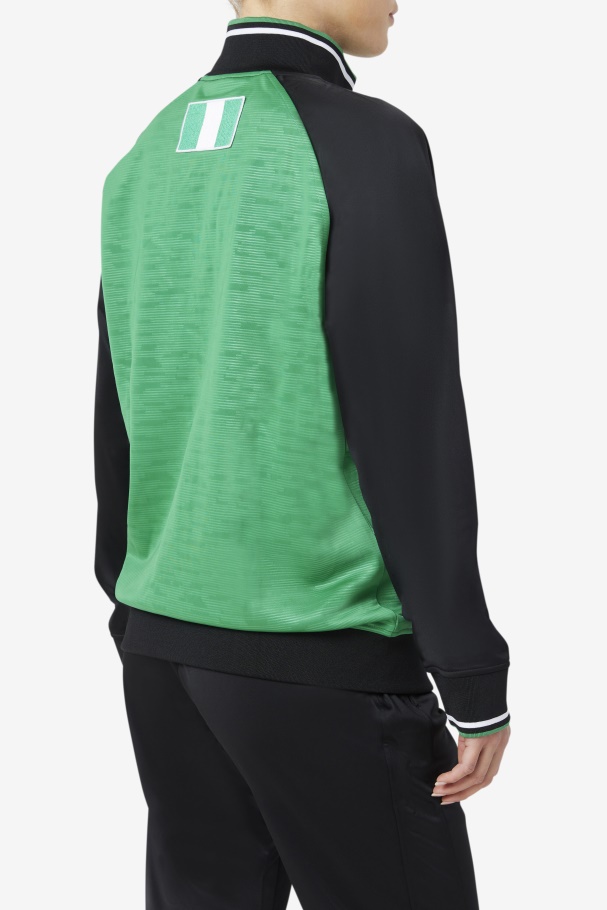 Jaqueta Nigéria Fila Jelly Bean/preto/branco