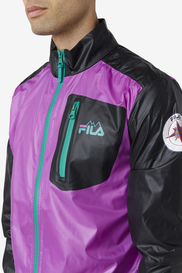 Jaqueta Pinnacle Fila Roxo/preto/verde