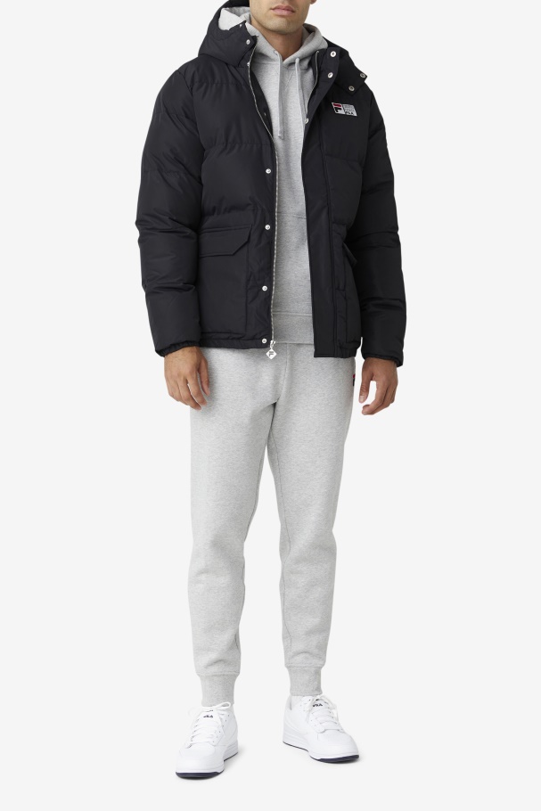 Jaqueta Puffer Otler Fila Preta