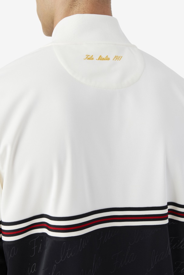 Jaqueta Ridd Fila Preta/gardênia/amarela